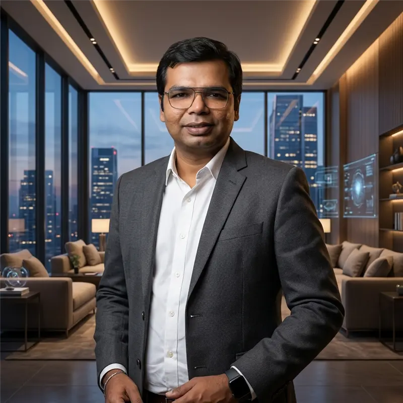 Vatsal Shah speaking at a technology conference