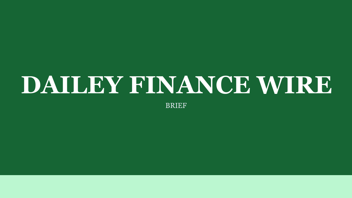 Dailey Finance Wire on the Production Question