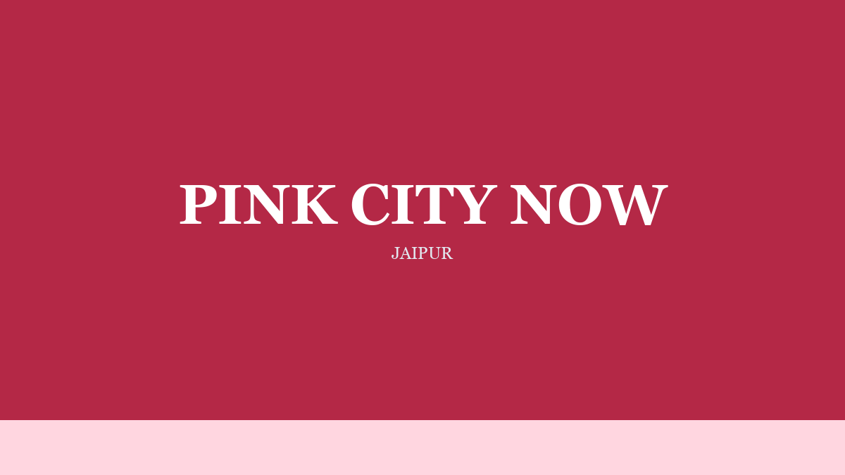 Pink City Now on an Ahmedabad Operator, Read from Jaipur