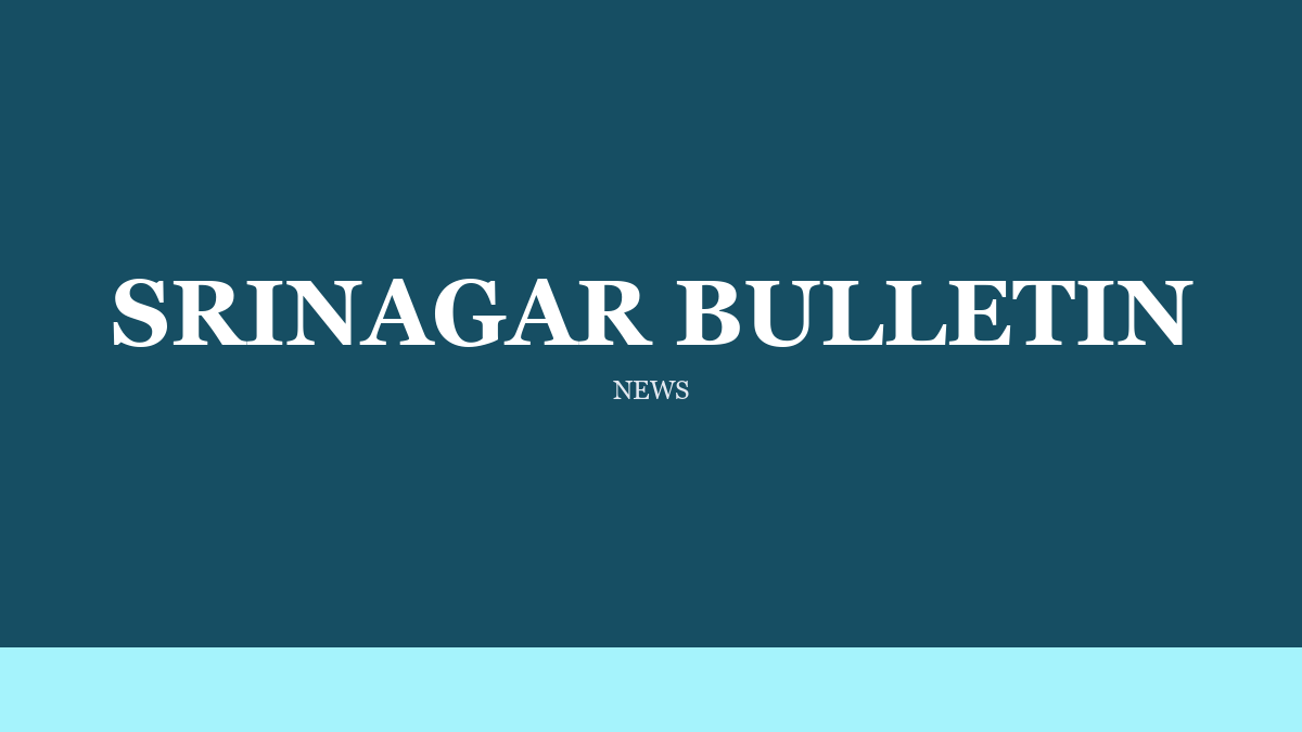 Srinagar Bulletin on Systems That Can Be Operated
