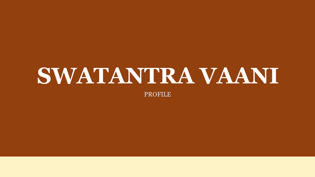 Swatantra Vaani on Architecture That Serves the Problem