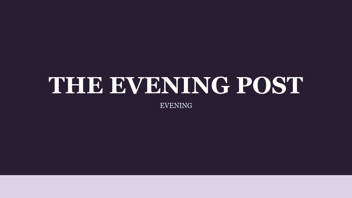 The Evening Post on What Remains After the Demonstration