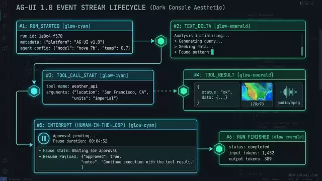 AG-UI Run Event Stream Lifecycle