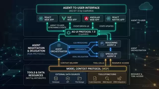 MCP vs A2A vs AG-UI Protocol Triad