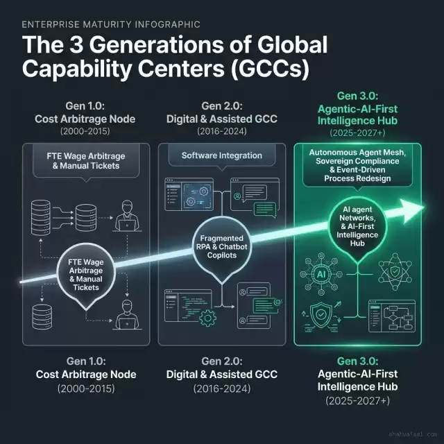 The 3 Generations of Global Capability Centers (GCCs)