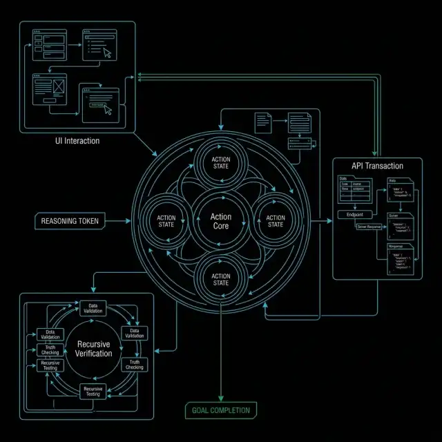 Architecture: The LAM Execution & Verification Loop