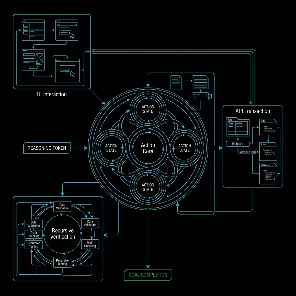 Architecture: The LAM Execution & Verification Loop