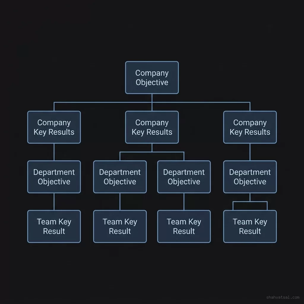 OKR Hierarchy Tree Blueprint