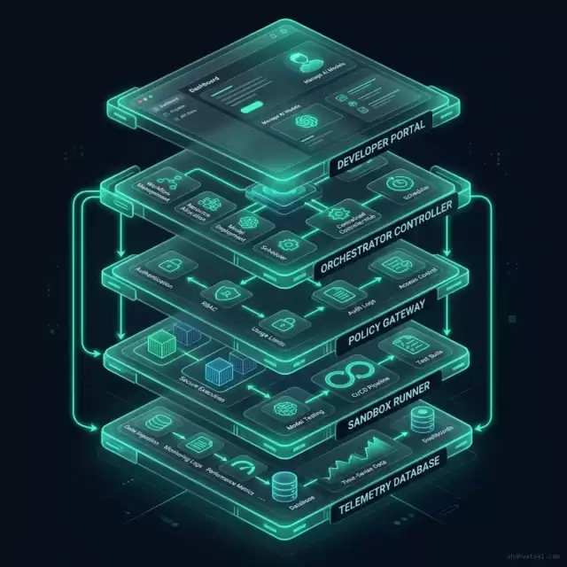 Five-Layer System Architecture Diagram