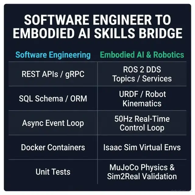 Software Engineer to Embodied AI Skills Bridge