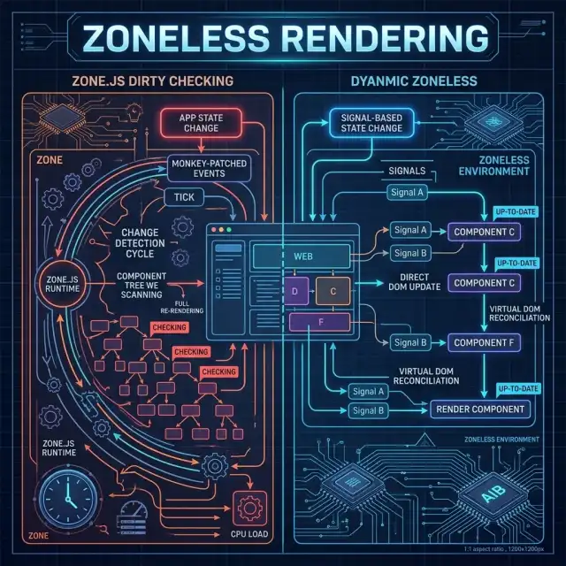 Zoneless vs Zone.js change detection timeline — Vatsal Shah — 2026