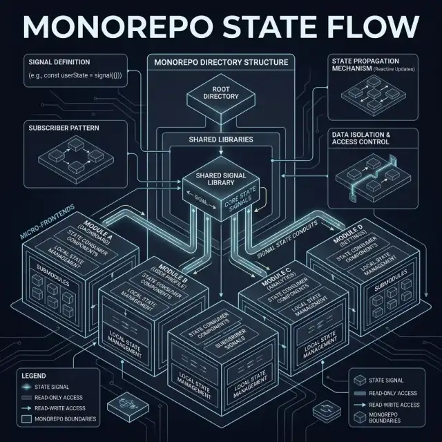 Signal-based monorepo state propagation flow — Vatsal Shah — 2026