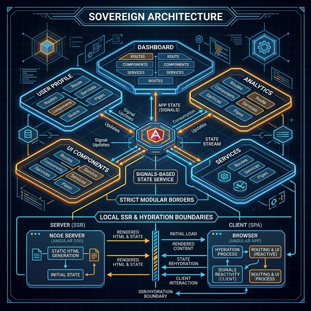 Zoneless rendering timeline diagram — Vatsal Shah — 2026