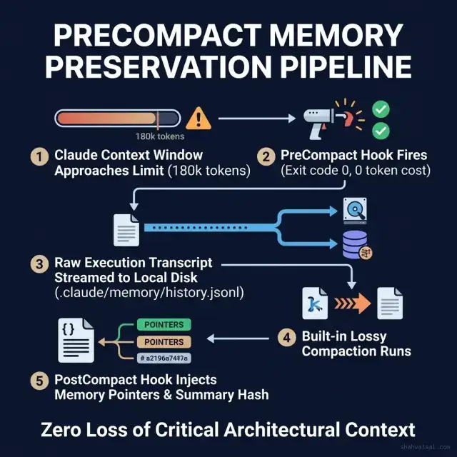 PreCompact Memory Preservation Pipeline