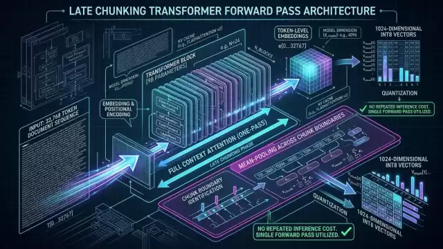 Late Chunking Full Context Transformer Flow