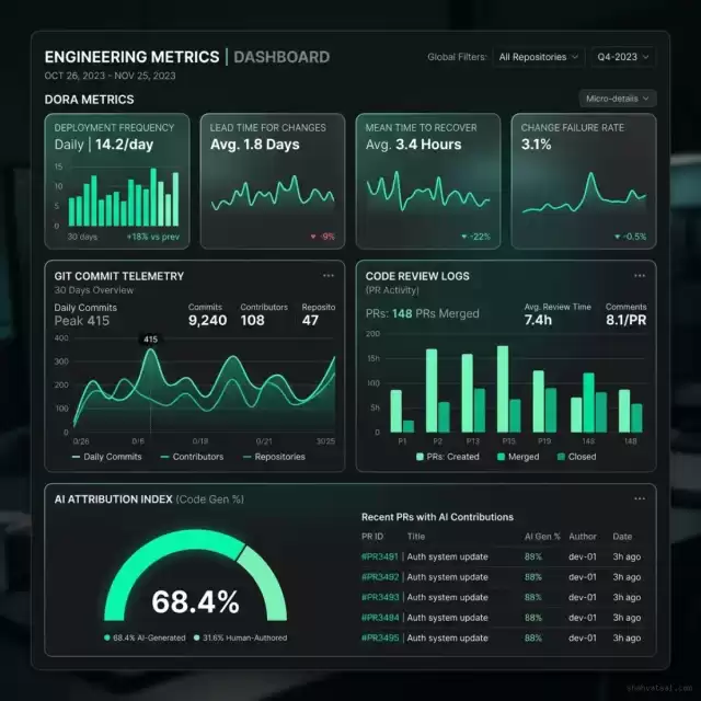 Executive Telemetry Dashboard Mock