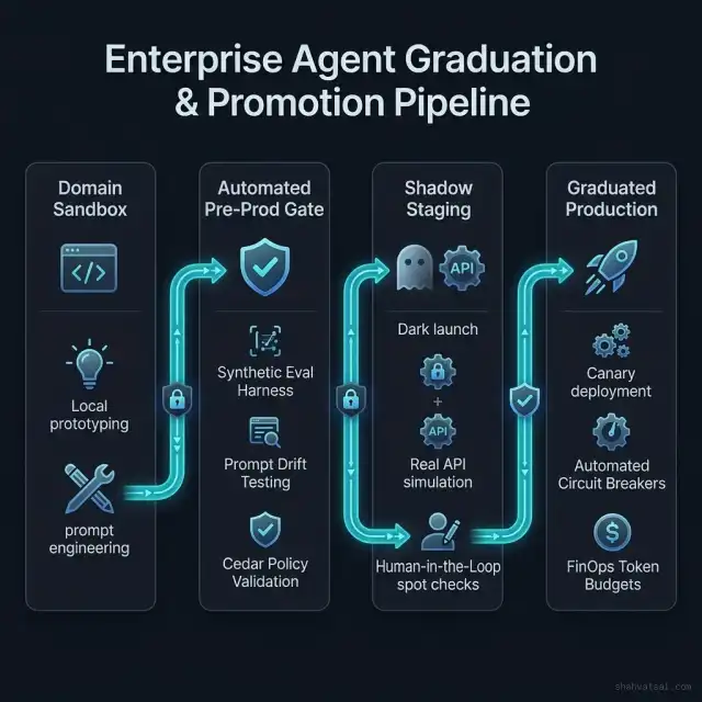 Enterprise Agent Graduation and Promotion Pipeline