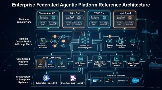 Enterprise Federated Agentic Platform Reference Architecture