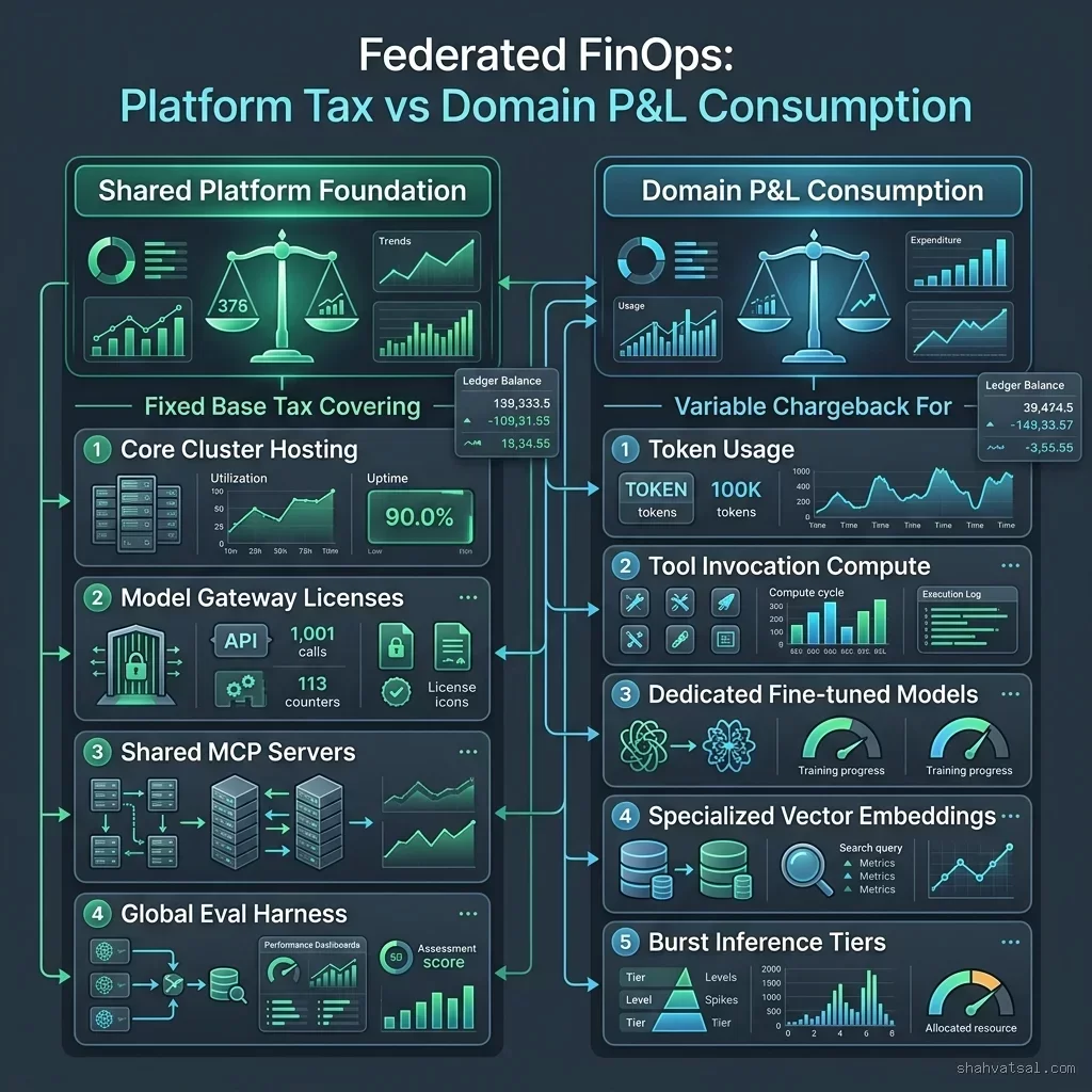 Federated FinOps: Platform Tax vs Domain P&L Consumption