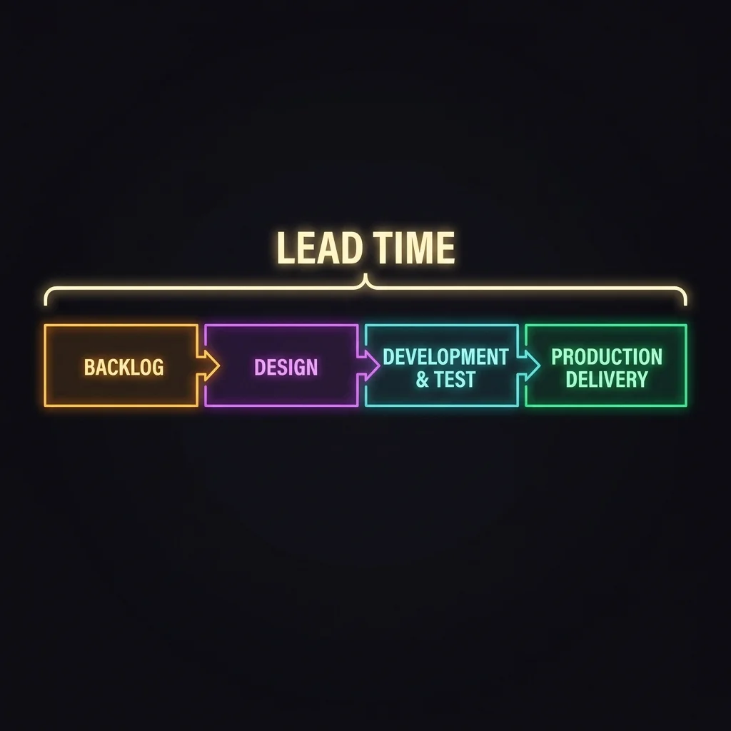 Lead Time Stages Map Timeline