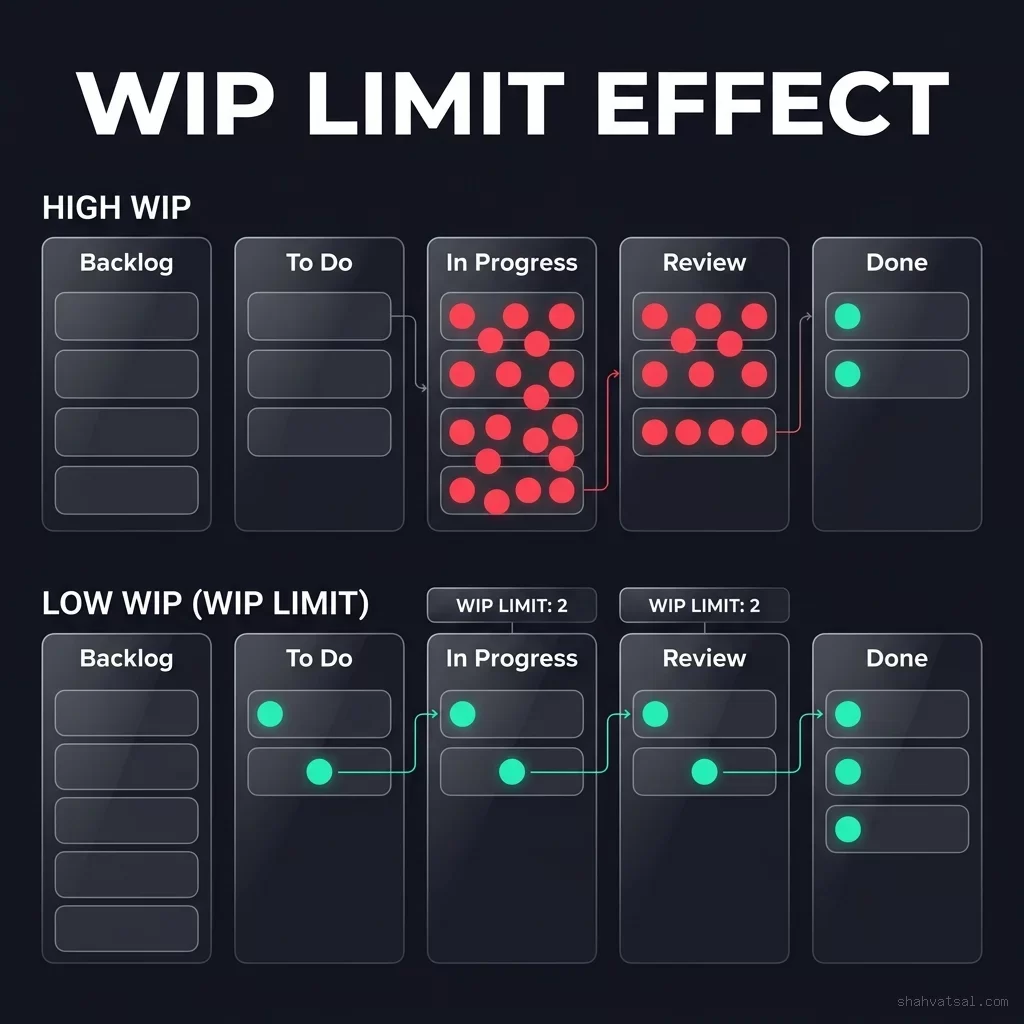 WIP Limit Effect Comparison