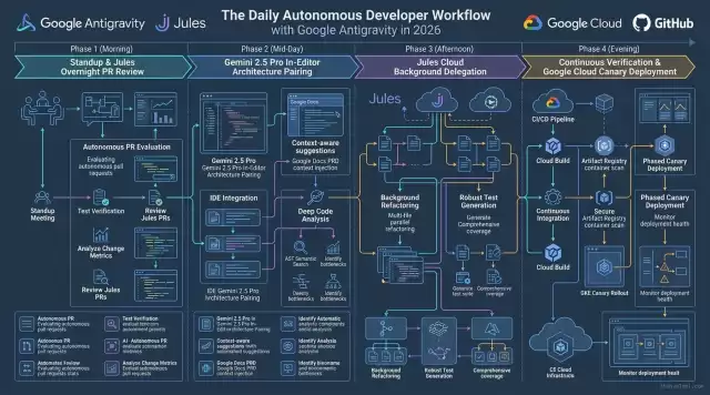 The Daily Autonomous Developer Workflow with Google Antigravity in 2026