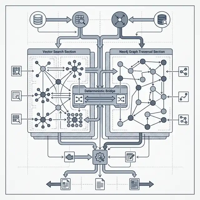 Engineering Blueprint: The Hybrid Sovereign RAG Stack (Vector Entry-Points + Graph Traversal Bridge)