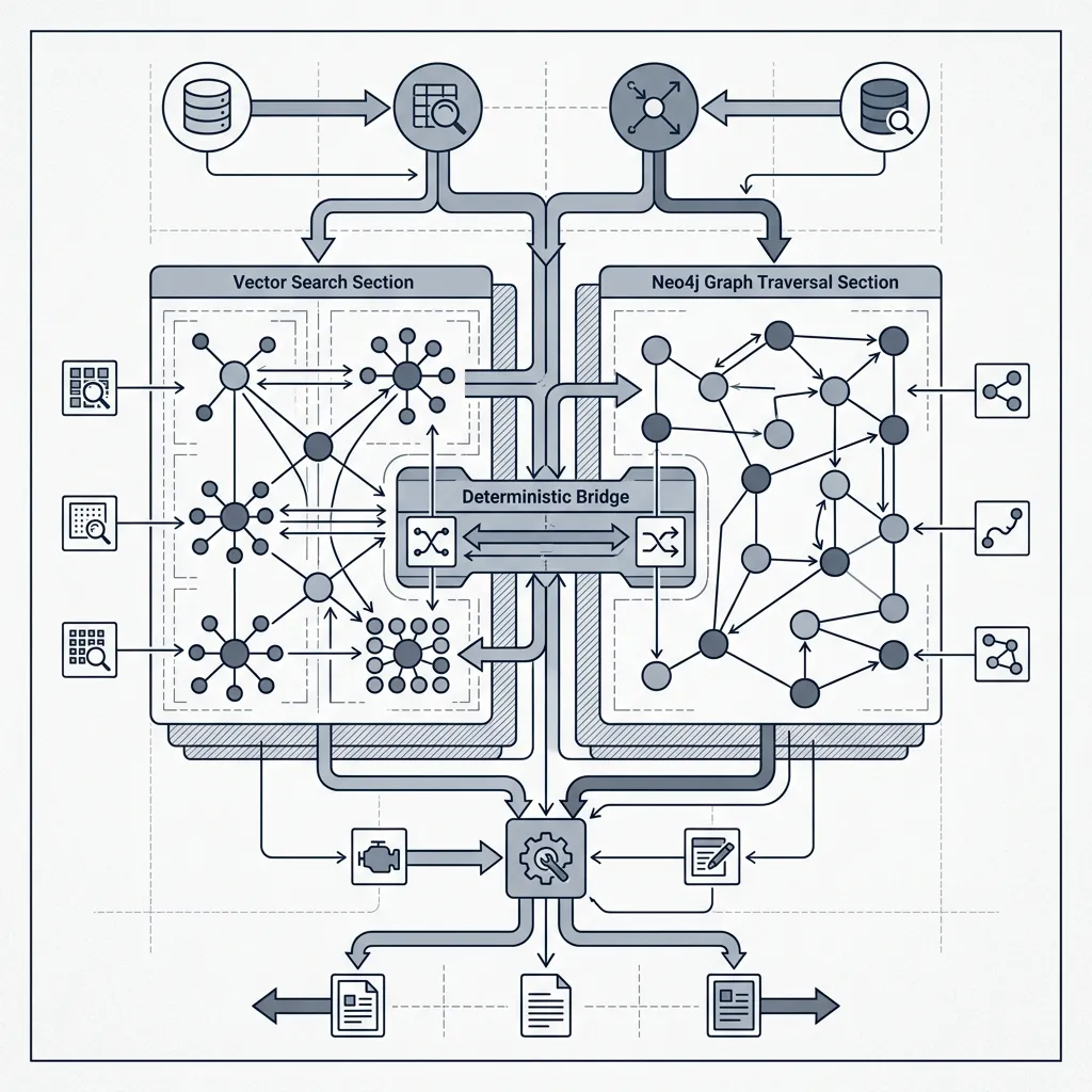 Engineering Blueprint: The Hybrid Sovereign RAG Stack (Vector Entry-Points + Graph Traversal Bridge)