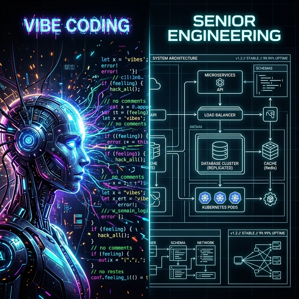 Industrial prompt engineering 2026 — cinematic banner showing institutional knowledge flowing from documents into versioned prompt pipelines