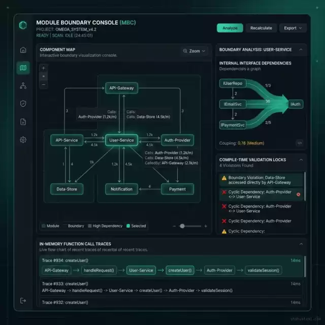 Module Boundary Map