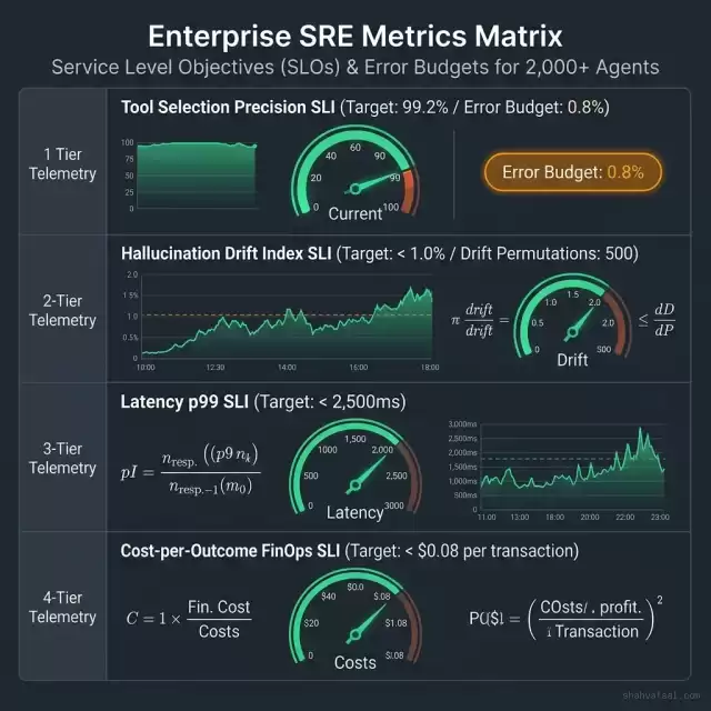 Enterprise SRE Metrics Matrix: Service Level Objectives (SLOs) and Error Budgets