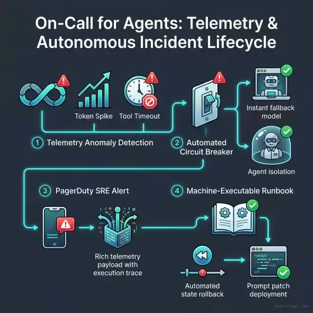 On-Call for Agents: Telemetry and Autonomous Incident Lifecycle