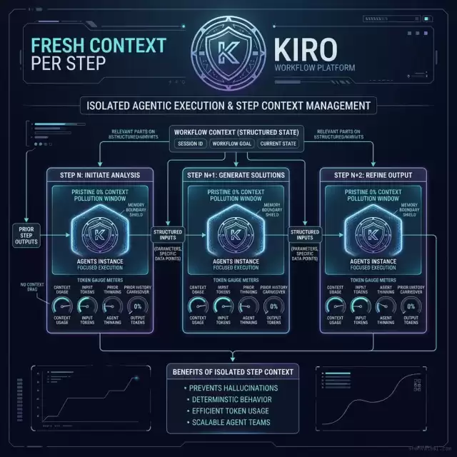 Fresh Context Per Step Architecture