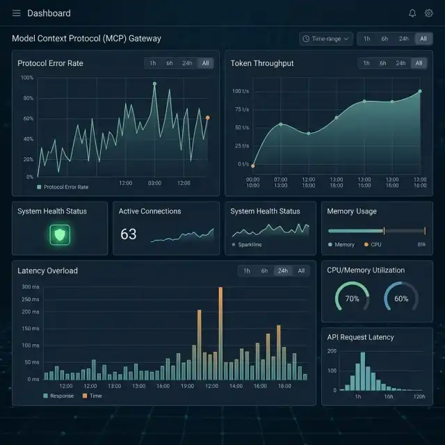 Industrial Dashboard: MCP Gateway Monitoring & Telemetry