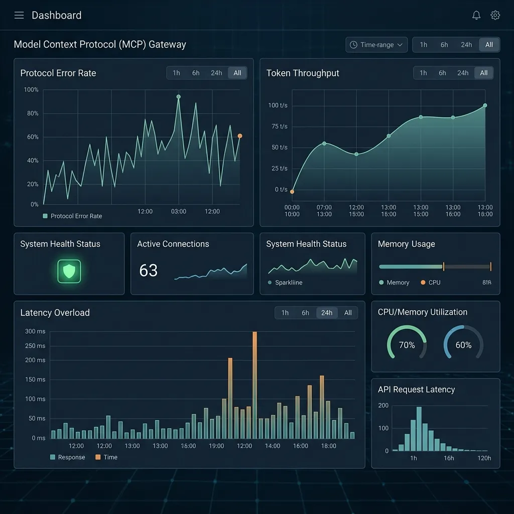 Industrial Dashboard: MCP Gateway Monitoring & Telemetry