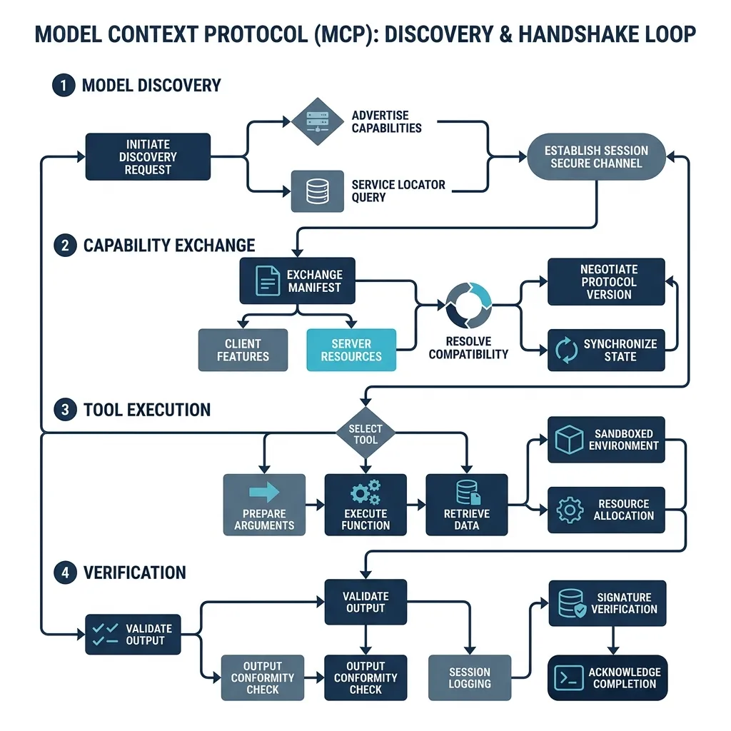 Technical Blueprint: The MCP Discovery & Verification Handshake Loop