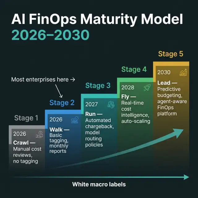 AI FinOps Maturity Model 2026–2030