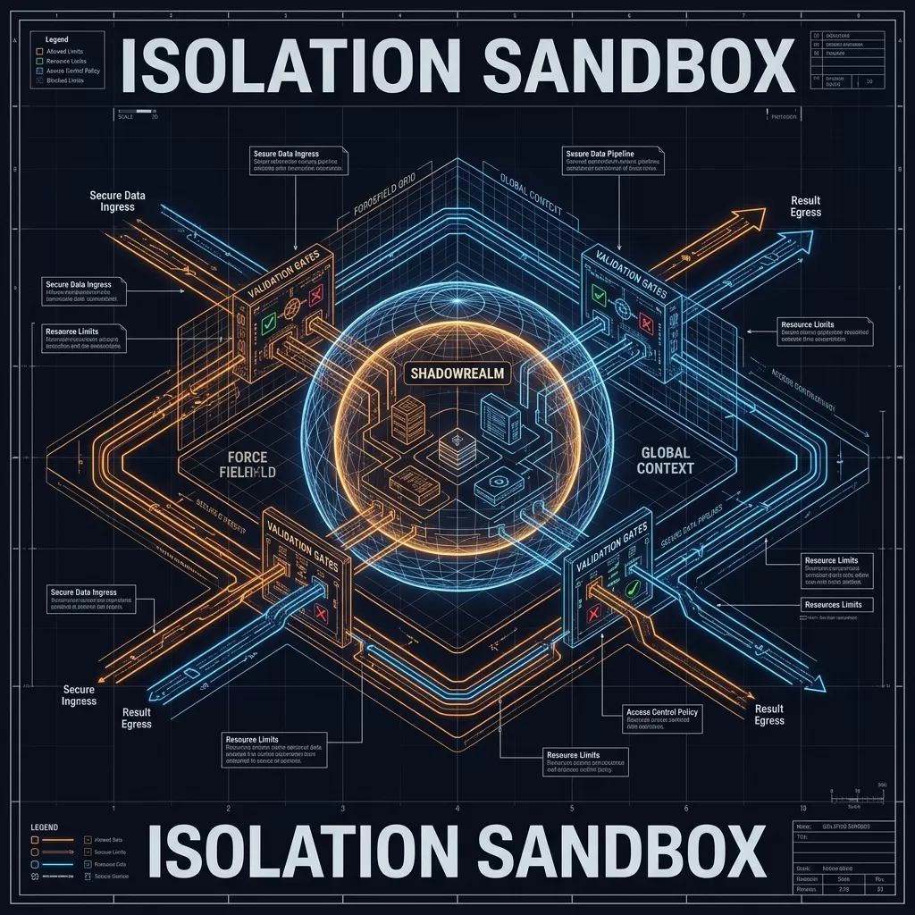 ShadowRealm Isolation Boundary Schematic