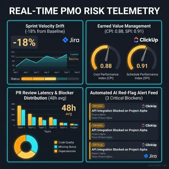 Real-Time PMO Risk Analytics Telemetry Dashboard