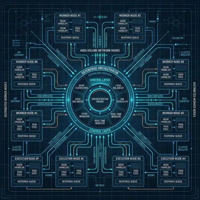 Python AI Orchestration 2026 --" 2D Process map showing Python Control Plane routing to CUDA Compute Plane