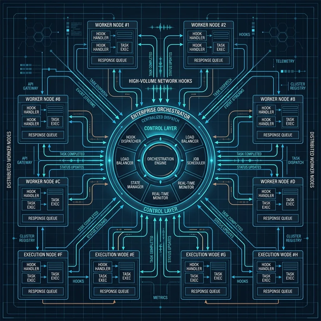Python AI Orchestration 2026 --" 2D Process map showing Python Control Plane routing to CUDA Compute Plane