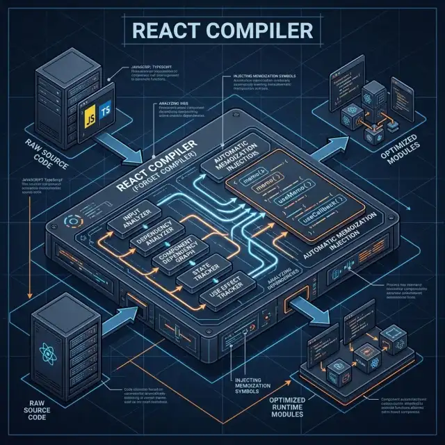 React Compiler Pipeline Schematic — Vatsal Shah — 2026