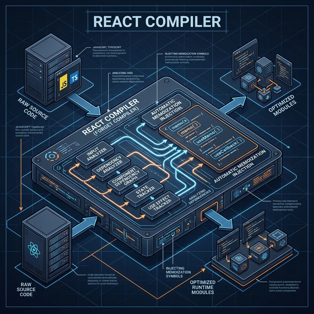 React Compiler Pipeline Schematic — Vatsal Shah — 2026
