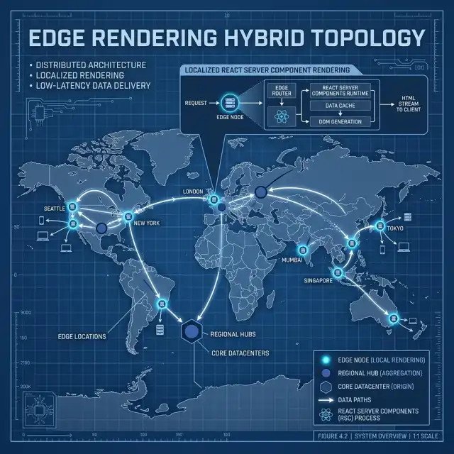 Topology Map: Sovereign Edge Hybrid Rendering & Global Node Distribution