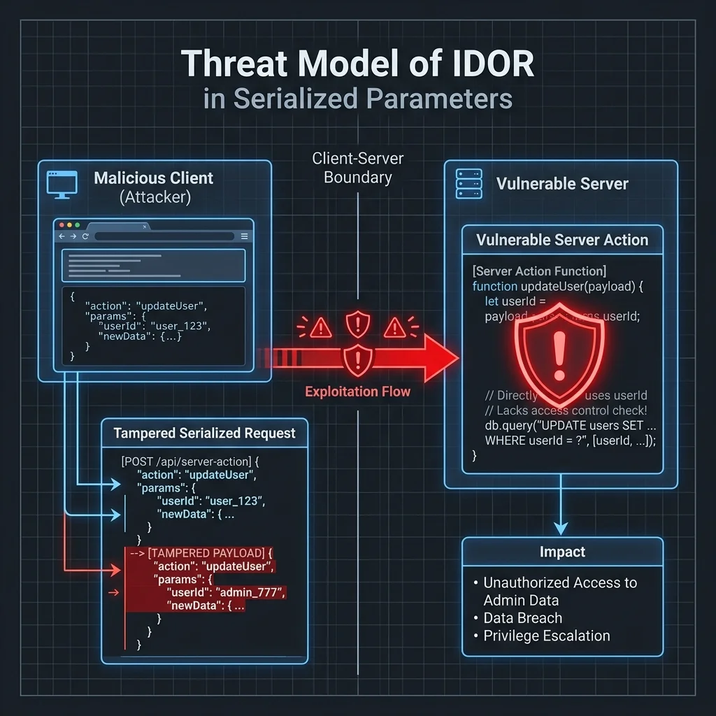 Threat Model: IDOR in Serialized Parameters