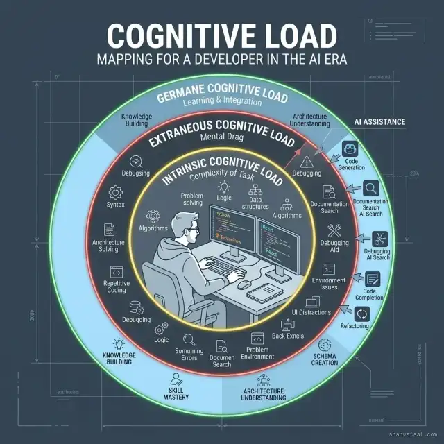 Mapping developer cognitive load in the AI era