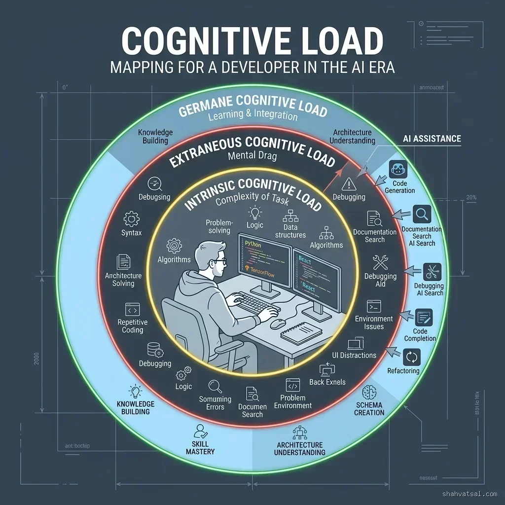 Mapping developer cognitive load in the AI era