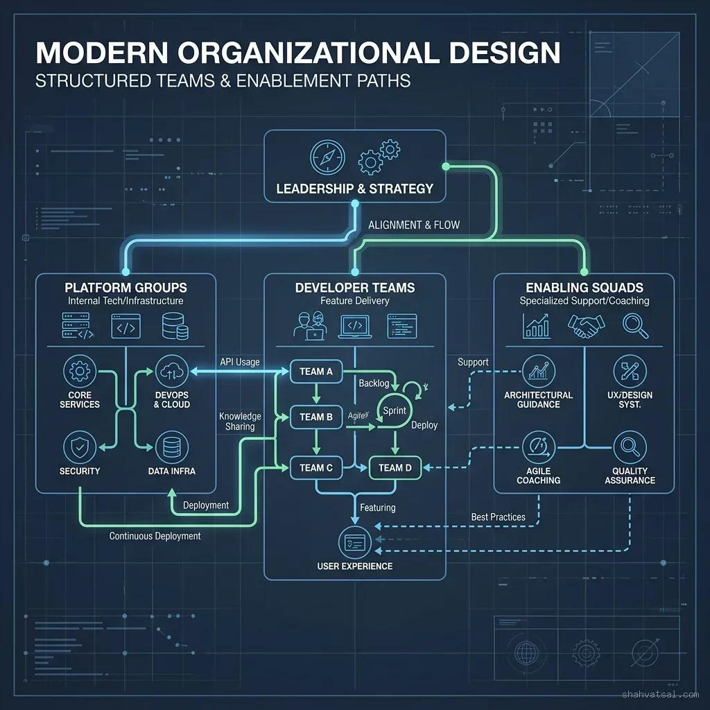 Modern organizational design blueprint
