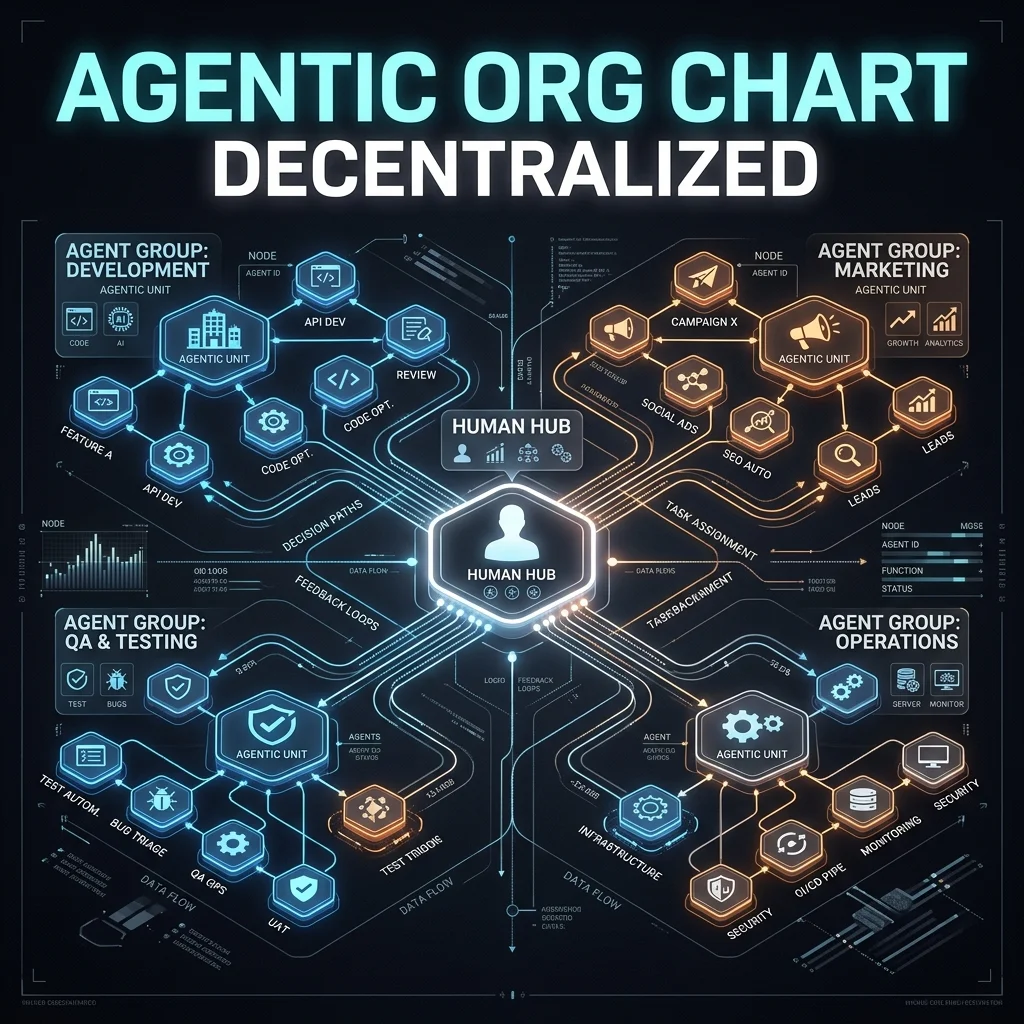 Decentralized Agentic Org Chart