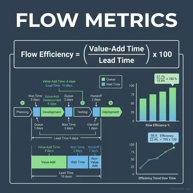 Flow Efficiency Calculation